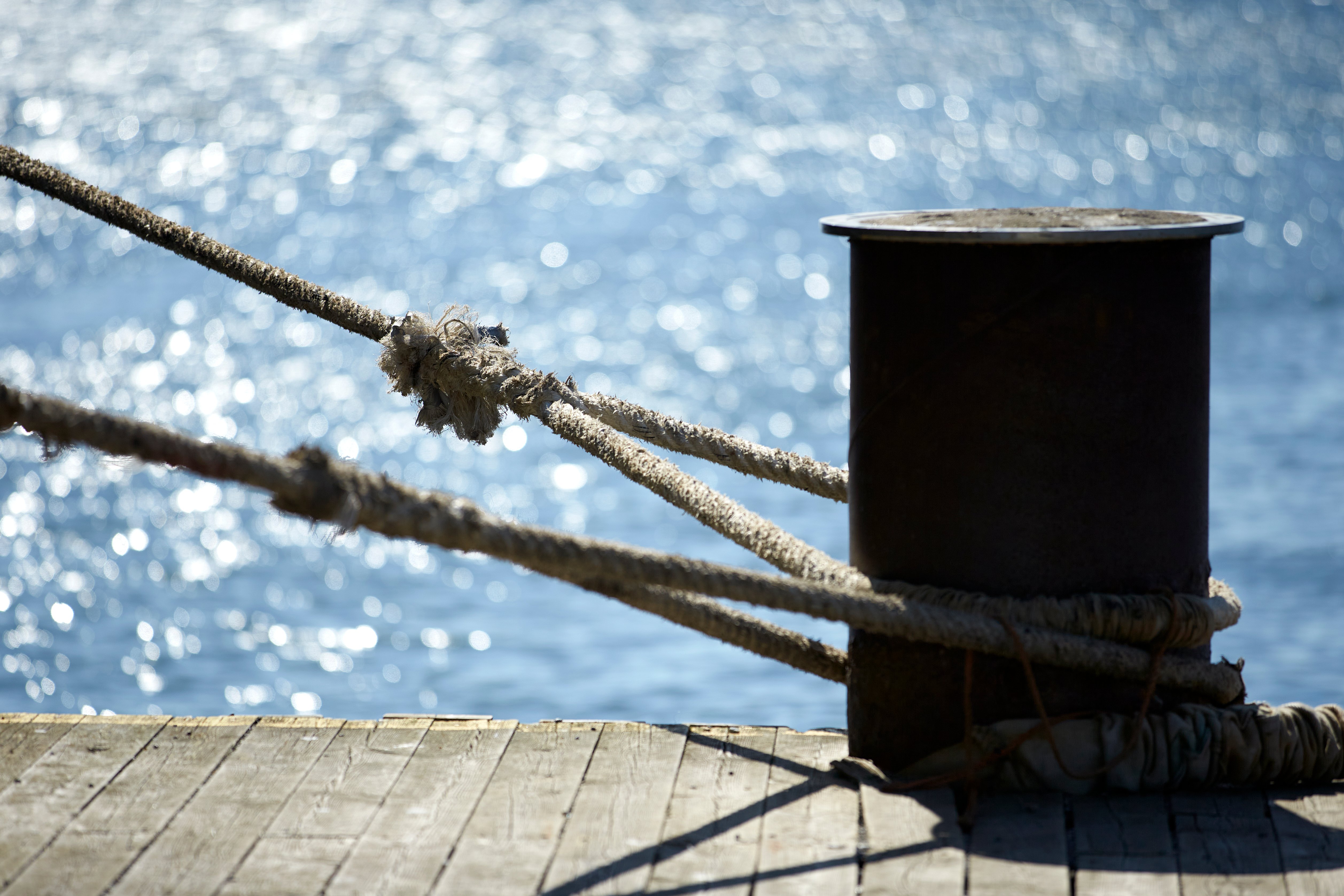 Anchor chain on a Stena Oil ship